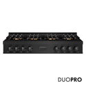 ZLINE 48 in. Classic Gas Rangetop with 8 Burner DuoPro™ Cooktop in Black Stainless Steel (PCRTB-48)