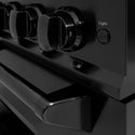 ZLINE 36 in. 5.2 cu. ft. Classic Dual Fuel Range with 6 Burner DuoPro™ Cooktop and Electric Convection Oven in Black Stainless Steel (PCDRB-36)