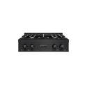 ZLINE 30 in. Classic Gas Rangetop with 4 Burners and Porcelain Cooktop in Black Stainless Steel (RTB2-30)