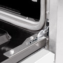 ZLINE 30 in. 4.2 cu. ft. Classic Gas Range with 4 Burner Cooktop and Convection Gas Oven in Satin Stainless Steel with White Matte Door (CGRS-WM-30)