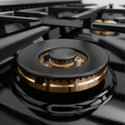 ZLINE Autograph Edition 30 in. Classic Gas Rangetop with 4 Burner DuoPro™ Cooktop in Satin Stainless Steel and Polished Gold Accents (PCRTSZ-30-G)