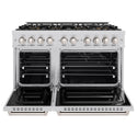 ZLINE 48 in. 6.7 cu. ft. Classic Dual Fuel Range with 8 Burner DuoPro™ Cooktop and Dual Ovens in Stainless Steel (PCDR48)