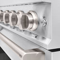 ZLINE 48 in. 6.7 cu. ft. Classic Dual Fuel Range with 8 Burner DuoPro™ Cooktop and Dual Ovens in Stainless Steel (PCDR48)