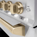 ZLINE Autograph Edition 36 in. 5.2 cu. ft. Classic Dual Fuel Range with 6 Burner DuoPro™ Cooktop and Electric Convection Oven in Stainless Steel and Champagne Bronze Accents (PCDRZ-36-CB)