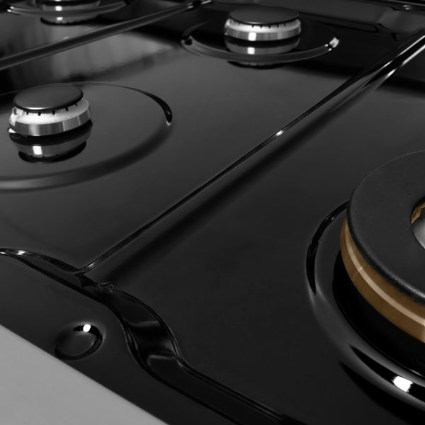 ZLINE 48 in. Classic Gas Rangetop with 8 Burners and Porcelain Cooktop in Stainless Steel (RT48)