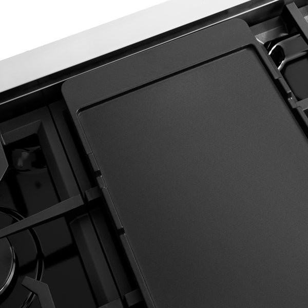 ZLINE 48 in. Classic Gas Rangetop with 8 Burners and Porcelain Cooktop in Stainless Steel (RT48)