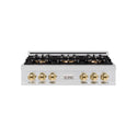 ZLINE Autograph Edition 36 in. Classic Gas Rangetop with 6 Burner DuoPro™ Cooktop in Stainless Steel and Polished Gold Accents (PCRTZ-36-G)
