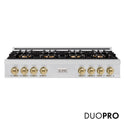 ZLINE Autograph Edition 48 in. Classic Gas Rangetop with 8 Burner DuoPro™ Cooktop in Stainless Steel and Champagne Bronze Accents (PCRTZ-48-CB)