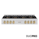 ZLINE Autograph Edition 48 in. Classic Gas Rangetop with 8 Burner DuoPro™ Cooktop in Stainless Steel and Polished Gold Accents (PCRTZ-48-G)