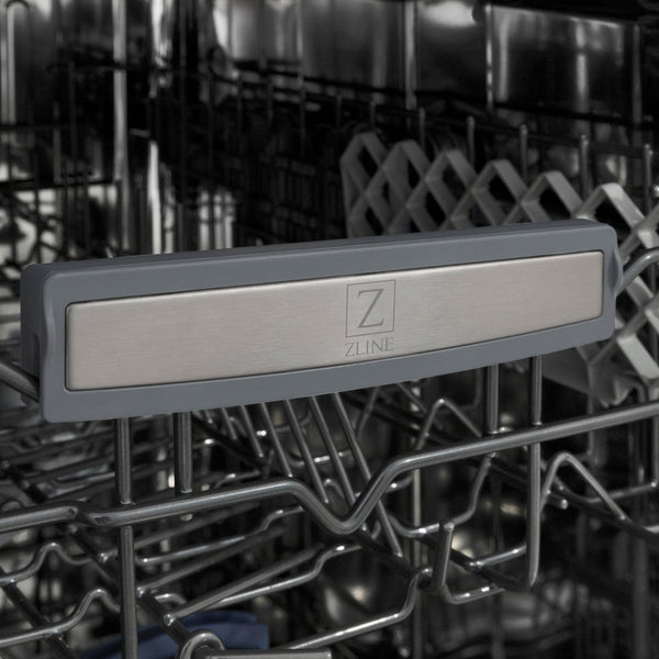 ZLINE 18 in. Tallac Series 3rd Rack Top Control Dishwasher with Unfinished Wood Panel, 51dBa (DWV-UF-18)-Dishwashers-DWV-UF-18 ZLINE Kitchen and Bath