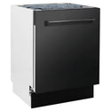 ZLINE 24" Black Stainless Steel Dishwasher side (DWV-BS-24)