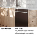 ZLINE Autograph Edition 24 in. Tallac Series 3rd Rack Top Control Built-In Tall Tub Dishwasher in Stainless Steel with Champagne Bronze Handle, 51dBa (DWVZ-304-24-CB)
