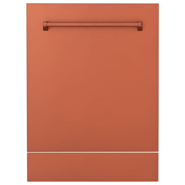 ZLINE 24" Tallac Dishwasher Panel in Copper with Traditional Handle (DPV-C-24)
