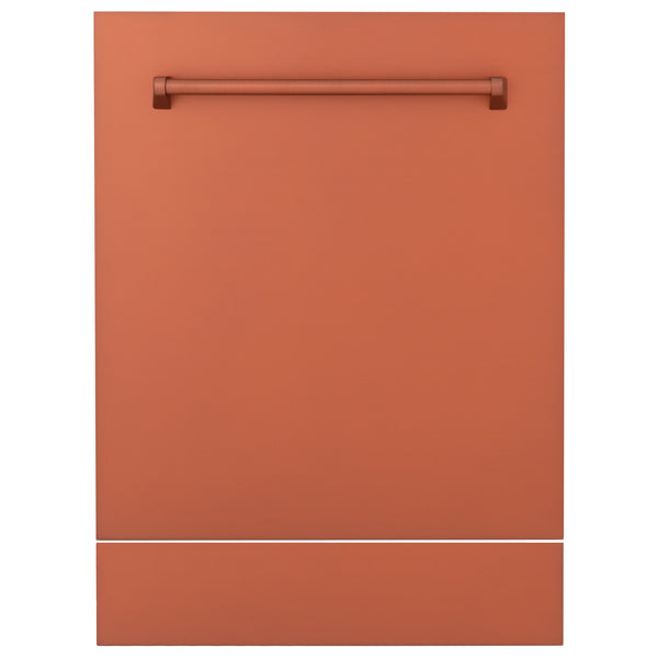 ZLINE 24" Tallac Dishwasher Panel in Copper with Traditional Handle (DPV-C-24)