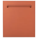 ZLINE 24" Tallac Dishwasher Panel in Copper with Traditional Handle (DPV-C-24)