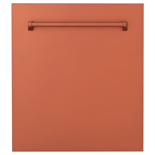 ZLINE 24" Tallac Dishwasher Panel in Copper with Traditional Handle (DPV-C-24)