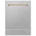 DuraSnow Stainless Steel with Champagne Bronze Handle