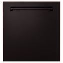 ZLINE 24" Monument Dishwasher Panel in Oil Rubbed Bronze with Traditional Handle (DPMT-ORB-24)