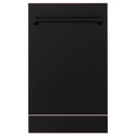 ZLINE 18" Tallac Dishwasher Panel in Oil Rubbed Bronze with Traditional Handle (DPV-ORB-18)
