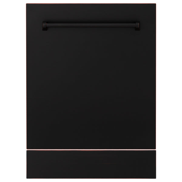 ZLINE 18" Tallac Dishwasher Panel in Oil Rubbed Bronze with Traditional Handle (DPV-ORB-18)
