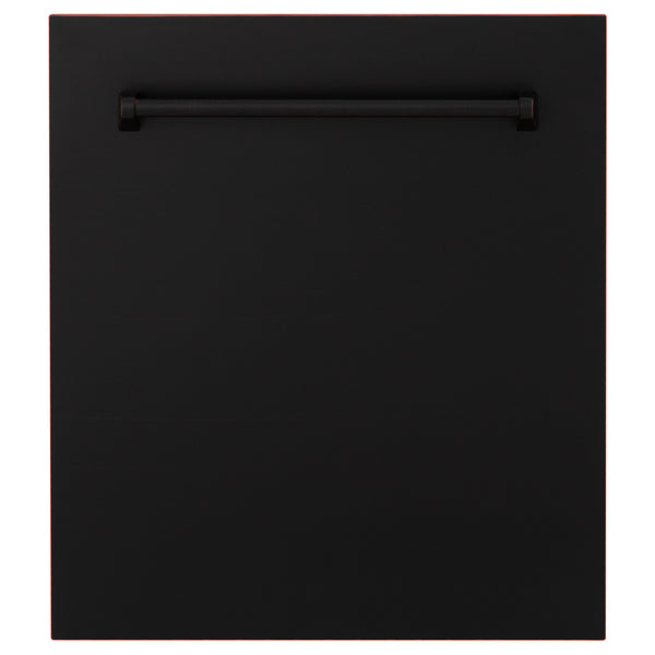 ZLINE 18" Tallac Dishwasher Panel in Oil Rubbed Bronze with Traditional Handle (DPV-ORB-18)