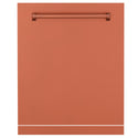 ZLINE 24" Monument Dishwasher Panel in Copper with Traditional Handle (DPMT-C-24)
