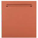 ZLINE 24" Monument Dishwasher Panel in Copper with Traditional Handle (DPMT-C-24)