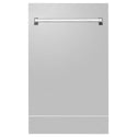 ZLINE 18" Tallac Dishwasher Panel in Stainless Steel with Traditional Handle (DPV-304-18)