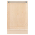ZLINE 18" Tallac Dishwasher Panel in Unfinished Wood with Traditional Handle (DPV-UF-18)