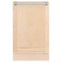 ZLINE 18" Tallac Dishwasher Panel in Unfinished Wood with Traditional Handle (DPV-UF-18)