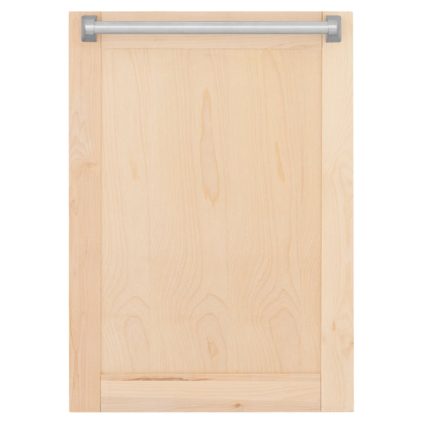 ZLINE 18" Tallac Dishwasher Panel in Unfinished Wood with Traditional Handle (DPV-UF-18)