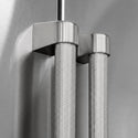 ZLINE 36 in. Freestanding French Door Refrigerator Helix Handles (Set of 4) in Stainless Steel (RFMHZ-36-K-ST)