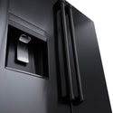 ZLINE 36 in. 28.9 cu. ft. Standard-Depth French Door External Water Dispenser Refrigerator with Dual Ice Maker in Fingerprint-Resistant Black Stainless Steel (RSM-W-36-BS)