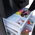 Using bottom freezer drawer on ZLINE 36" Standard-Depth French Door Black Stainless Steel Refrigerator (RSM-W-36-BS)