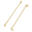ZLINE Autograph Edition Polished Gold Traditional Handles (Set of 4) for Counter-Depth and Standard-Depth Refrigerators (RFMHZ-36-G)