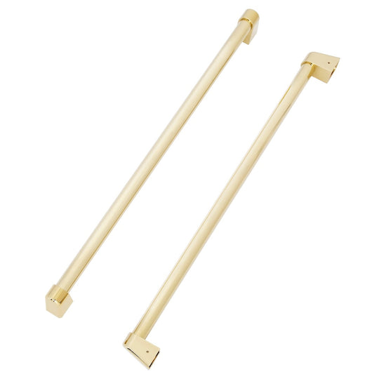 ZLINE Autograph Edition Polished Gold Traditional Handles (Set of 4) for Counter-Depth and Standard-Depth Refrigerators (RFMHZ-36-G)