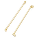 Polished Gold Refrigerator Handles.