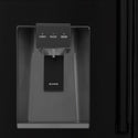 External water and ice dispenser.