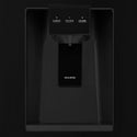 External water and ice dispenser.