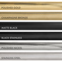 ZLINE Autograph Edition 30 in. Helix Handle (Set of 1) for Paramount and Select Ranges in Champagne Bronze (SGZ-054B-K-CB)