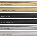 ZLINE 24 in. Autograph Edition Dishwasher Helix Handle (Set of 1) in Champagne Bronze (DWHZ-K-CB-24)