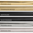 ZLINE Autograph Edition 48 in. 6.7 cu. ft. Paramount Dual Fuel Range with 8 Burner DuoPro™ Cooktop and Dual Ovens in Stainless Steel with Polished Gold Helix Handles and Accents (PSDRZ-48-KG)