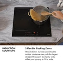 ZLINE 24 in. Induction Cooktop with Anti-Scratch Glass and 3 Elements (FCIND-24)