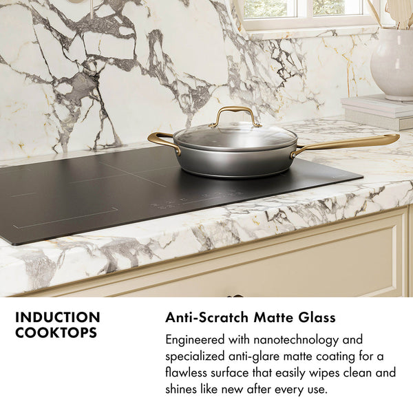ZLINE 30 in. Induction Cooktop with Anti-Scratch Glass and 4 Elements (FCIND-30)