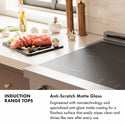 ZLINE 30 in. Paramount Induction Rangetop with 4 Element Cooktop in Black Stainless Steel (SINRTB-30)