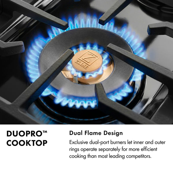 ZLINE 48 in. 6.7 cu. ft. Classic Gas Range with 8 Burner DuoPro™ Cooktop and Dual Ovens in Satin Stainless Steel with White Matte Doors (PCGRS-WM-48)