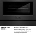 ZLINE Designer Collection 36 in. 5.2 cu. ft. Paramount Dual Fuel Range with 6 Burner Gas Cooktop and Electric Convection Oven in Black Satin Stainless Steel with Matte Black and Champagne Bronze Accents (SDRBSZ-36-MBCB)