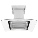 ZLINE Island Mount Range Hood in Stainless Steel with Built-in ZLINE CrownSound Bluetooth Speakers (GL9iCRN-BT)-Range Hoods- ZLINE Kitchen and Bath