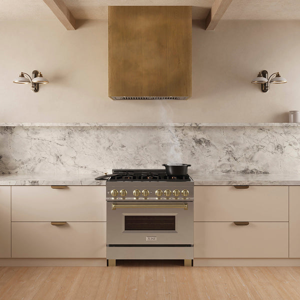 ZLINE 34 in. DuraMount™ Wall Mount Range Hood Insert in Stainless Steel (683-34)