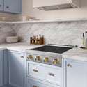 ZLINE Autograph Edition 30 in. Paramount Induction Rangetop with 4 Element Cooktop in Satin Stainless Steel and Champagne Bronze Accents (SINRTSZ-30-CB)